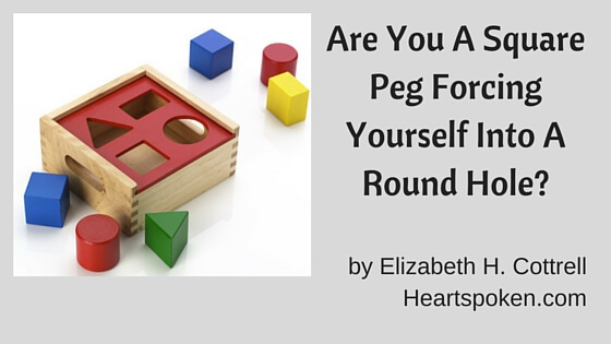 Cut square into wood picture