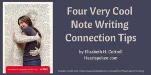 Letter hugging girl: 4 very cool note writing connection tips